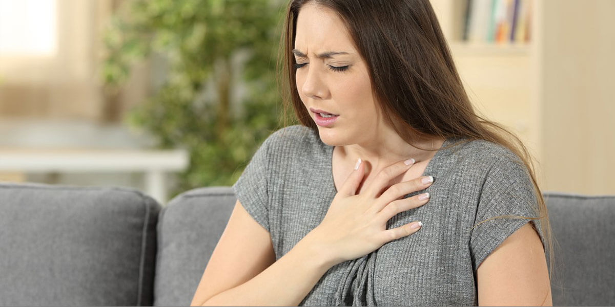 Acid reflux causes breathing difficulty